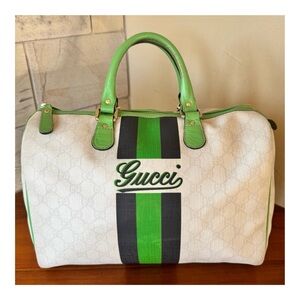 💚UNIQUE💚GUCCI BOSTON STYLE HANDBAG